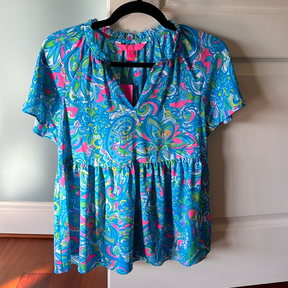 Lilly Pulitzer Zadie short sleeve top